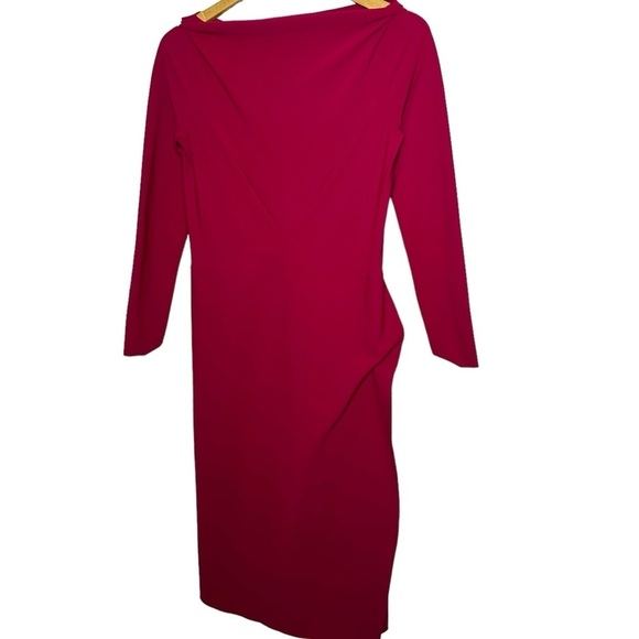 Chiara Boni La Petite Robe Bateau Neck Midi Dress Size 46 US 10 - Picture 9 of 11